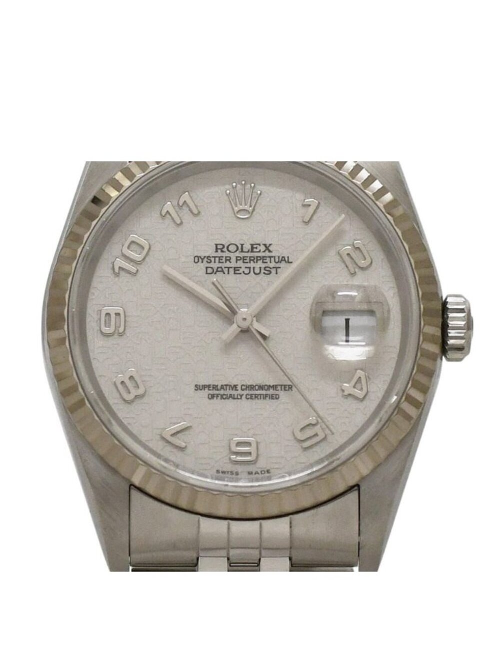Rolex Watch Datejust Polished Computer Dial SS Silver Date